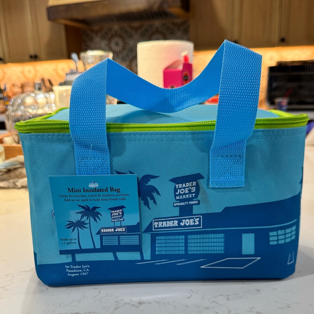 Trader Joe's Blue Insulated Food Storage Bag